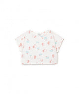 Camiseta flamé estampada Play up